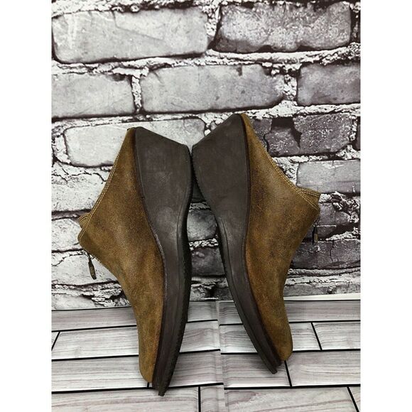 Donald J Pliner Sport Hush Brown Leather Shimmer Clogs Shoes Women Sz 7.5N US/38 - Picture 12 of 16